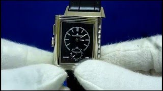 JaegerLeCoultre 3788570 Grande Reverso Ultra Thin Duoface グランド・レベルソ・ウルトラスリム・デュオ [upl. by Ahsoek]