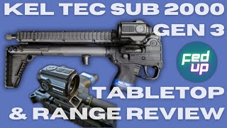 Kel Tec Sub 2000 Gen 3 Tabletop amp Range Review Part 1 [upl. by Tallbott]