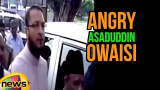 Angry Asaduddin Owaisi Vs Home Minister  Unseen Video Footage  Mango News [upl. by Aryamo186]