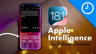 iOS 181  Apple Intelligence Review  Top 10 Features [upl. by Korb]