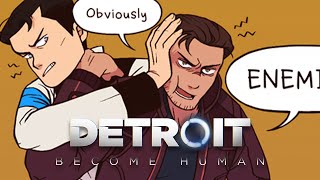 Leap of Trust and Enemies Reed900  Detroit Become Human Comic Dub [upl. by Asenab]