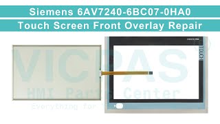 Simatic 6AV72406BC070HA0 Protective Film Touch [upl. by Dranel]