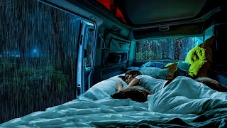 Rain Sounds for Sleeping  Soft Rain amp Thunder on Window Car  Relaxing Sounds for Deep Sleep ASMR [upl. by Naig909]