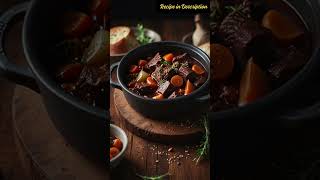 French Beef Daube Recipe 🌼🥩 How to Cook French Beef Daube food chef [upl. by Aneri]