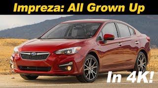 2018 Subaru Impreza Review and Road Test in 4K UHD [upl. by Idalia630]