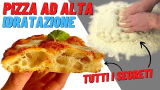 PIZZA IN TEGLIA AD ALTA IDRATAZIONE  MAI PIU PROBLEMI [upl. by Laamaj]