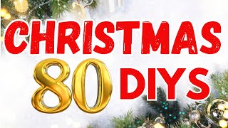 80 AMAZING Christmas DIY Crafts You Will Want To Make Now [upl. by Francois]