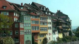 GERMANYSWITZERLAND Laufenburg hdvideo [upl. by Bowden]