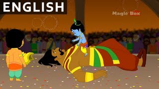 End of Kamsa HD  Krishna vs Demons  Little Krishna  Watch this Animated story in English [upl. by Alan]