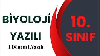 Biyoloji Yazılıya Hazırık 1 Dönem 1 Yazılı [upl. by Yesor]