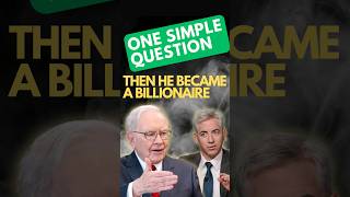 Warren Buffett  Bill Ackman Asked Warren 1 Question and Then Become a Billionaire investing stock [upl. by Saxena]