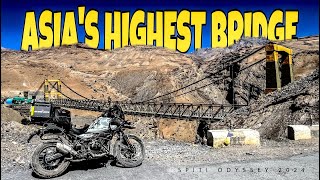 Asias Highest Bridge in Spiti Valley  CHICHAM BRIDGE  Kaza to Losar  SPITI ODYSSEY 2024  EP5 [upl. by Vish]