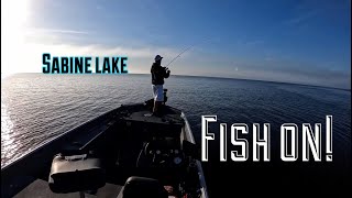 Catching speckled trout on popping corks at Sabine Lake [upl. by Ahsratan246]