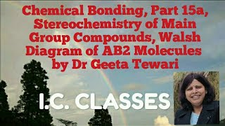 Walsh Diagram of Triatomic Molecules AH2 Type Part 15a B Sc M Sc GATE CSIR NET [upl. by Marteena634]