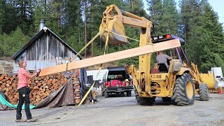 Couple Begins TIMBER FRAME HOUSE BUILD [upl. by Bay]