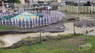 07162023 Easton PA  Bushkill Park Flooding [upl. by Joell442]