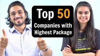 Top 50 Companies with Highest Packages in India  for Software Developers [upl. by Otrebide97]