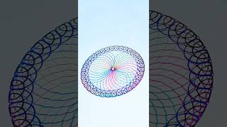 SPIRO ART satisfying relaxing spirograph shorts drawing artndcraft artwork skills [upl. by Anelad536]