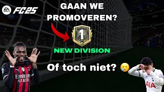 PROMOVEREN NAAR DIV 1 of toch niet 😅🤔 eafc 25 Nederlands [upl. by Llerral]