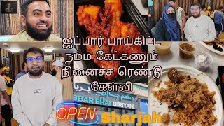 watch till end 💐jabbar bhai biryani restaurant now opened in sharjahRolla  foodies of tamilnadu [upl. by Sophi]