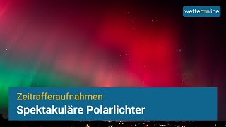 Spektakuläre Polarlichter im Zeitraffer ✨ [upl. by Noraf]