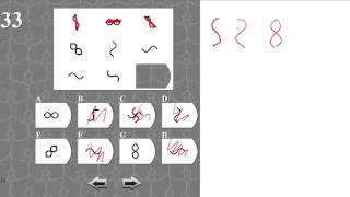 IQ TEST matrix 33 SOLVED AND EXPLAINED [upl. by Prissy]