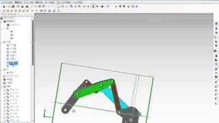 Linkage Mechanism for Robot Finger [upl. by Rossner40]