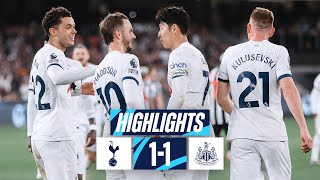 TOTTENHAM HOTSPUR 11 NEWCASTLE UNITED 45 PENS  FRIENDLY IN MELBOURNE FT JAMES MADDISON GOAL [upl. by Olzsal480]