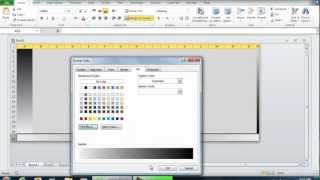 Microsoft Excel Sheet with Gradient Border Style [upl. by Cockburn]