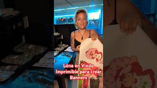 Lona en Vinilo Imprimible para Banners [upl. by Enyalb]