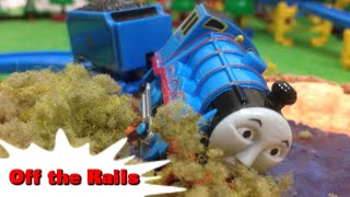 Tomy Plarail Thomas quotOff the Railsquot quotGordon Takes a Dipquot トーマス プラレール ガチャガチャ ゴードンみぞにはまる [upl. by Asyle]