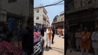 PM Shri Narendra Modi Ji offered prayers at Kaal Bhairav temple Varanasi l shorts l youtubeshorts [upl. by Phelan936]