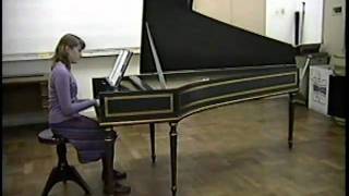 Gabriela en clavecin Prelude de Gibbons [upl. by Arlena]