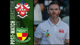 Liversedge 33 Nantwich Town  Ritchie Sutton postmatch interview [upl. by Eiramoj]