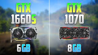 GTX 1070 vs GTX 1660 Super  Which One is Better [upl. by Ahtabbat]