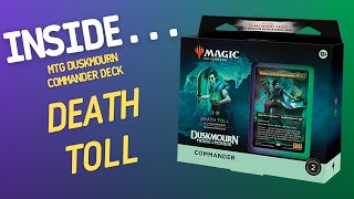 Inside…Magic The Gathering Duskmourn  Death Toll Commander Deck 4K 60fps [upl. by Revlis207]