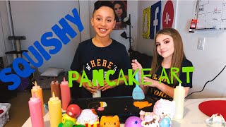 Squishy Pancake Art w Piper Rockelle  Julian Clark [upl. by Tallu]