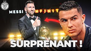 La réaction SURPRENANTE de Cristiano Ronaldo au Ballon dOr de Messi 🤔  La Quotidienne 1406 [upl. by Powell]