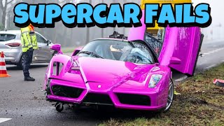 Expensive Supercars Fails  Wins Compilation  Best of Driving Caught on Camera 2024 [upl. by Akima]