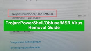 TrojanPowerShellObfuseMSR Removal  How to Get Rid of TrojanPowerShellObfuseMSR Update [upl. by Dominik]