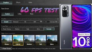 redmi note 10 pro pubg test 60 fps 2024 [upl. by Delisle123]