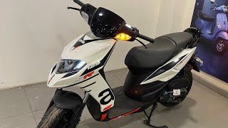 Aprilia SR 125 New Model 2024 Review E20 OBD2 full details pricefeatures on road price [upl. by Fernand426]