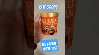 NEW FLAVOR Blue Bell Root Beer Float Ice Cream Review  First Impression Honest Review [upl. by Ertha573]