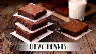 Chewy Brownies​  Triple Chocolate [upl. by Reinnej994]