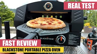 FAST REVIEW  Blackstone PORTABLE Pizza Oven [upl. by Eizzik]