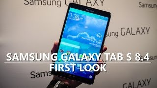 Samsung Galaxy Tab S 84  First Look and Hands On [upl. by Elbys]