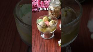 Cham cham recipe ❤️shorts youtubeshorts dessert easyrecipe [upl. by Golightly]