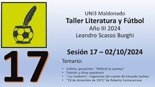 Literatura y Fútbol Sesión 17 [upl. by Enylorac319]