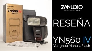 Yongnuo YN560 IV Review  Reseña [upl. by Gnek]