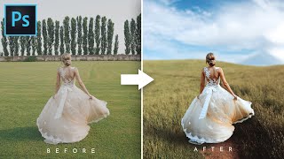 How To Change Background in Photoshop  Photoshop Tutorial [upl. by Ainafets720]